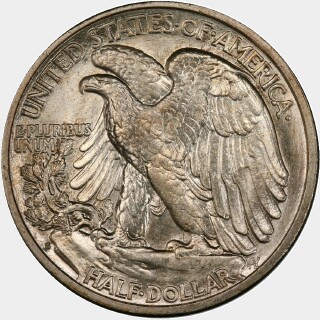 1928-S  Half Dollar reverse