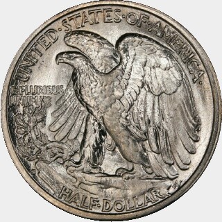 1929-S  Half Dollar reverse
