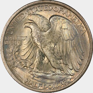 1935  Half Dollar reverse