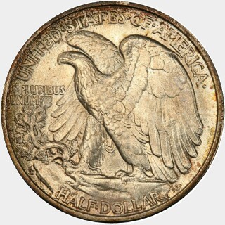1936-D  Half Dollar reverse