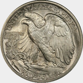 1936-S  Half Dollar reverse