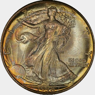 1938-D  Half Dollar obverse