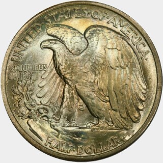 1939  Half Dollar reverse