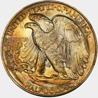 1941  Half Dollar reverse