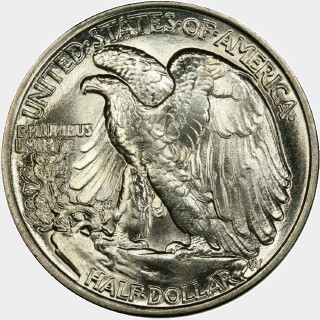 1946  Half Dollar reverse
