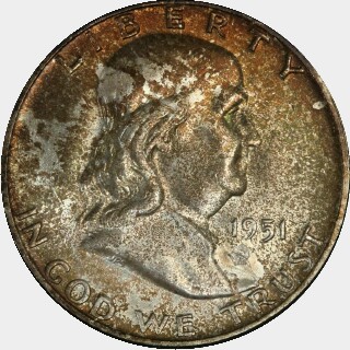 1951-D  Half Dollar obverse