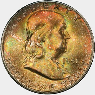 1951-S  Half Dollar obverse
