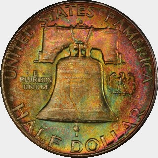 1952-S  Half Dollar reverse