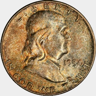 1954  Half Dollar obverse