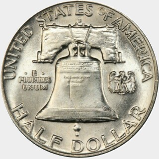 1954-D  Half Dollar reverse