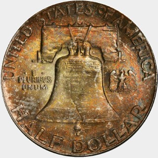 1955  Half Dollar reverse