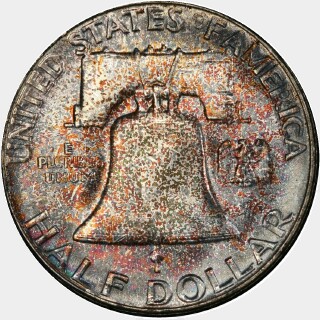 1956  Half Dollar reverse