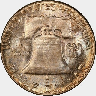 1957  Half Dollar reverse