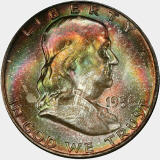 1958-D  Half Dollar obverse