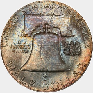 1959  Half Dollar reverse