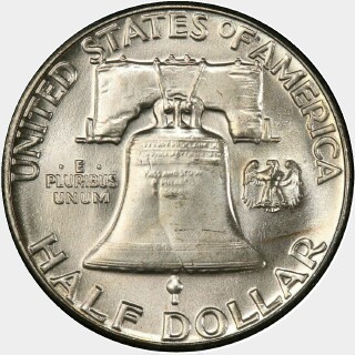 1960  Half Dollar reverse