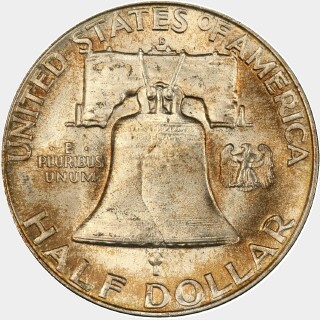 1960-D  Half Dollar reverse