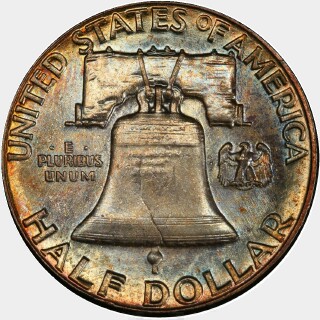 1962  Half Dollar reverse