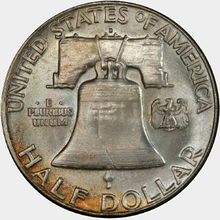 1963-D  Half Dollar reverse