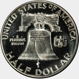 1952 Proof Half Dollar reverse
