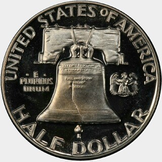 1953 Proof Half Dollar reverse