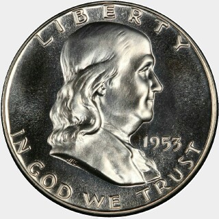1953 Proof Half Dollar obverse