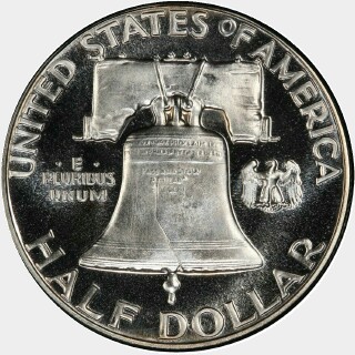 1954 Proof Half Dollar reverse