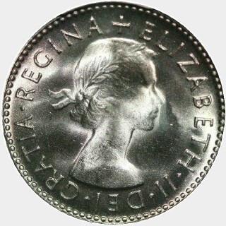 1953  Sixpence obverse