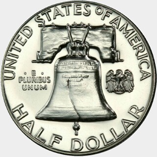 1960 Proof Half Dollar reverse