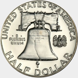 1963 Proof Half Dollar reverse