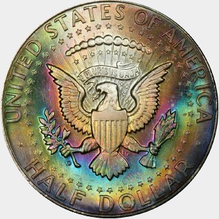 1964-D  Half Dollar reverse