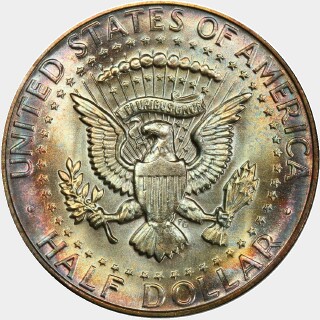 1965  Half Dollar reverse