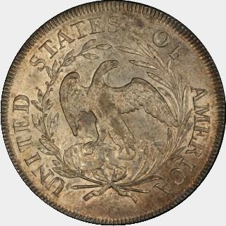 1796  One Dollar reverse