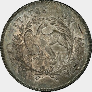 1796  One Dollar reverse