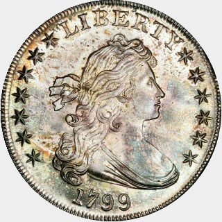 1799  One Dollar obverse
