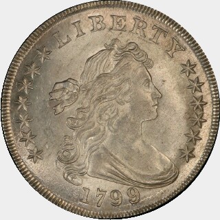 1799/8  One Dollar obverse