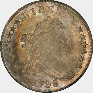 1799/8  One Dollar obverse