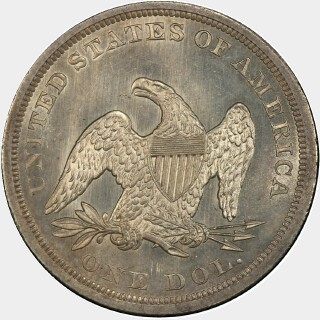 1841  One Dollar reverse