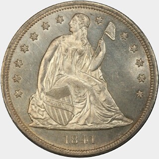 1841  One Dollar obverse
