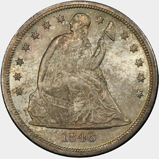 1846-O  One Dollar obverse