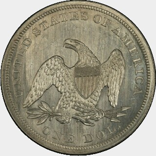 1862  One Dollar reverse