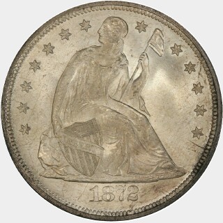 1872  One Dollar obverse