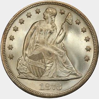 1873  One Dollar obverse