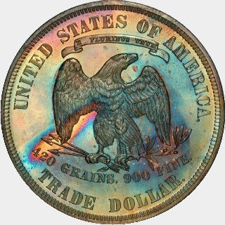 1879 Proof Trade Dollar reverse