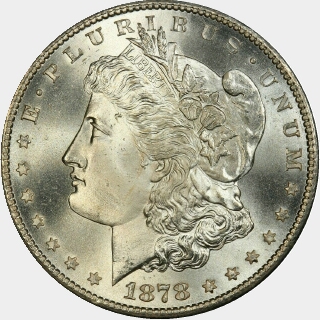 1878-S  One Dollar obverse
