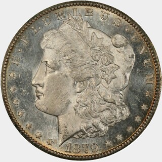1879-CC  One Dollar obverse