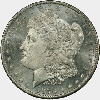 1879-S  One Dollar obverse