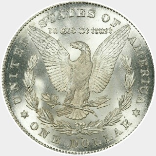 1880-CC  One Dollar reverse