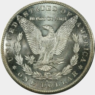 1880-S  One Dollar reverse
