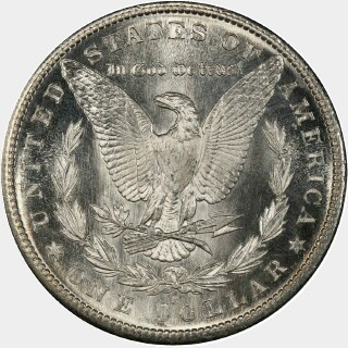 1880/79-S  One Dollar reverse